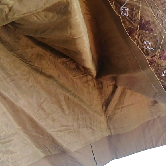 Mexico pencil long Summer skirt with cultural prints made in India size S - Picture 4 of 13